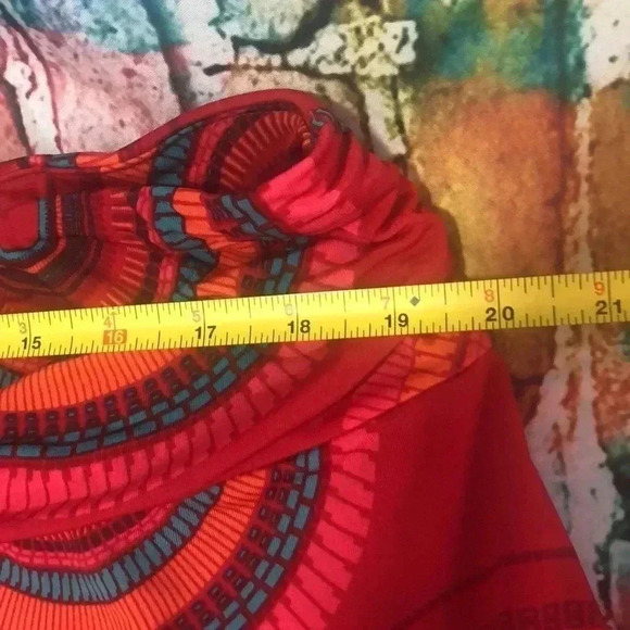 Coline skirt multi colored soft stretchy plus size - Picture 9 of 9